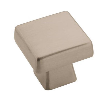 Emery Jensen knob, 1-3/16-inch SN, a metal cabinet or furniture knob with a smooth, rounded design.