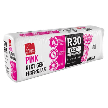 Kraft faced insulation R30 by Emery Jensen, 16 inch by 48 foot roll, insulation material for thermal energy efficiency