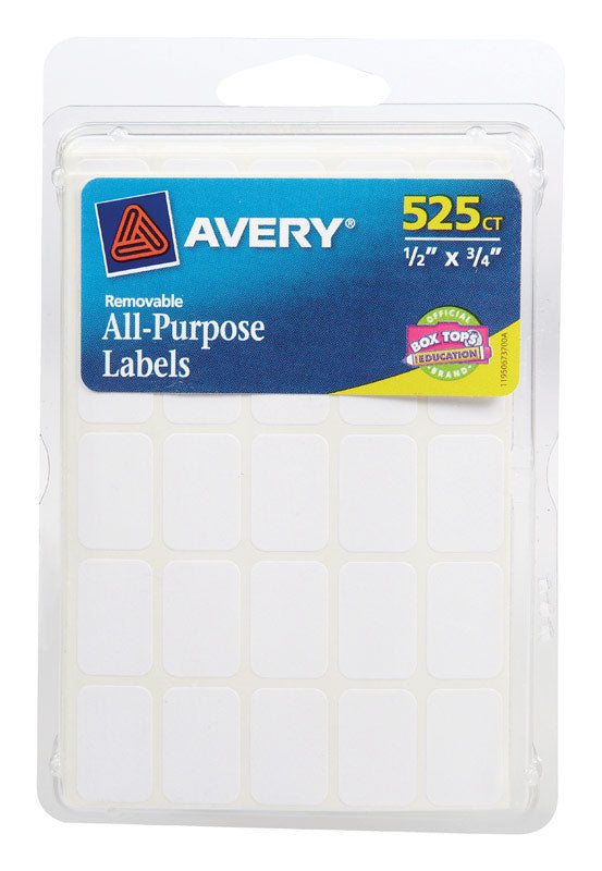 LABEL RECT .5x.75 PK510 - Pack of 6