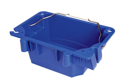 Emery Jensen Bucket Lock-in Utility ladder accessory attached to a ladder for secure, stable access in construction and maintenance.