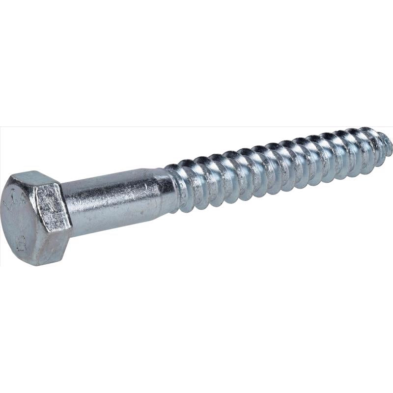 Emery Jensen HX Lag Screw Z 1/2x4 inches showing a close-up of the heavy-duty metal lag screw for construction use.