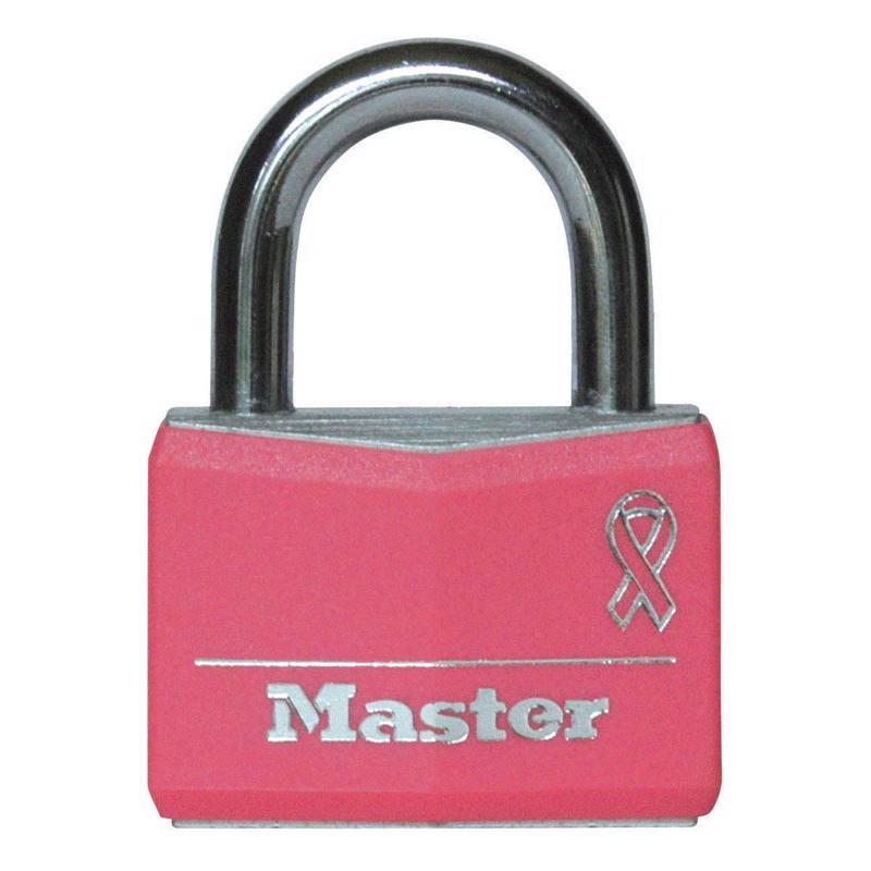 Laminated steel and brass cover padlock BCA1-9/16" by Emery Jensen with sturdy metal construction and secure locking mechanism