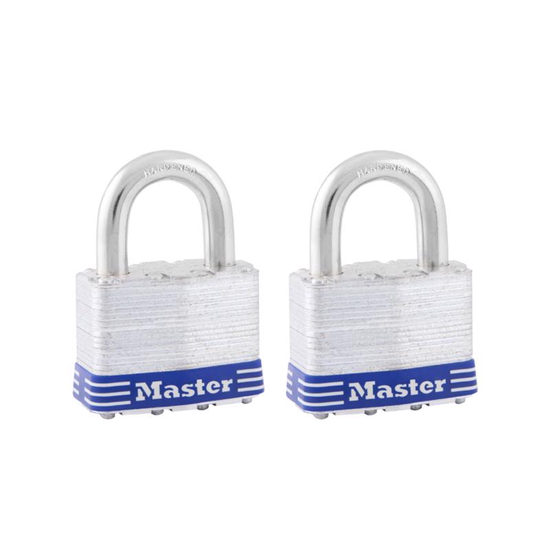 PADLOCK 2"LAMINATED 2PK