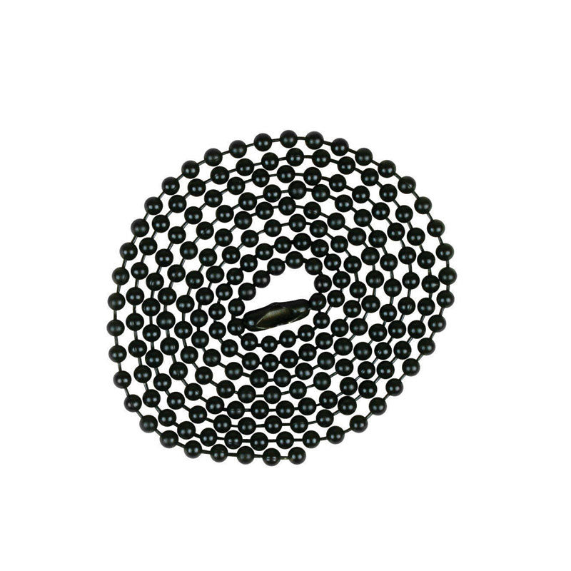 BEADED CHAIN #6 BLACK