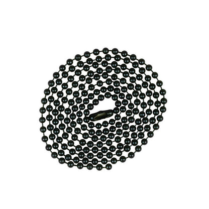 BEADED CHAIN #6 BLACK