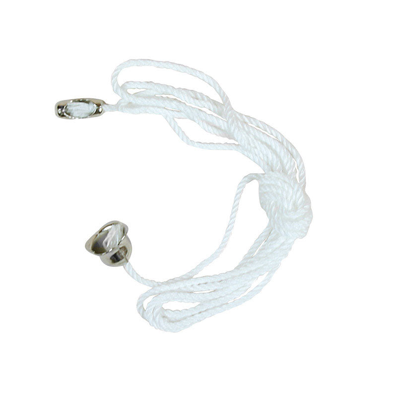 CORD W/bell WHT 3'