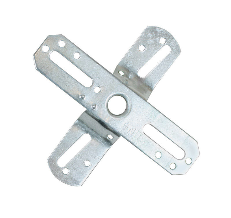 Emery Jensen 4-inch swivel crossbar lamp hardware for secure ceiling fixture installation.