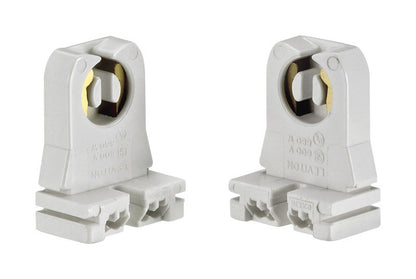 FLUOR LAMPHLDR Bi-pin WH