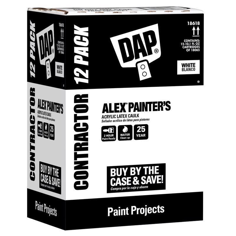 Emery Jensen latex caulk pen set, 12-pack, ideal for sealing and filling gaps around windows and doors.