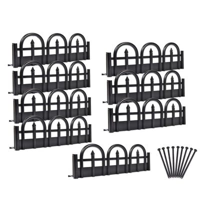 Black Emery Jensen lawn edging strip, 10 feet long, designed for defining garden borders and landscape edging.