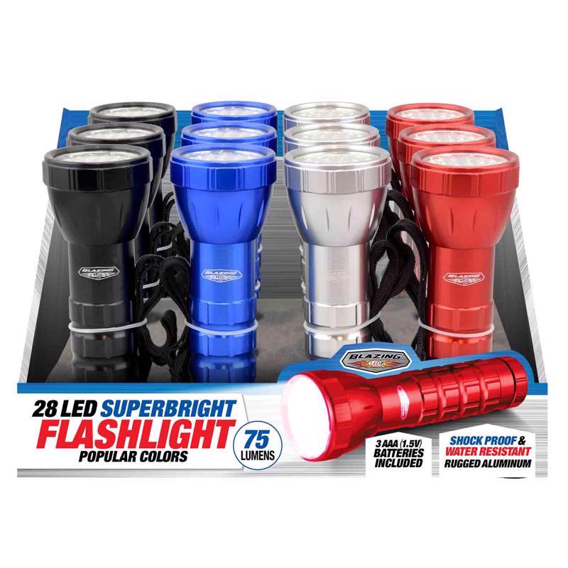 FLASHLIGHT 28 LED TRAY - Pack of 12