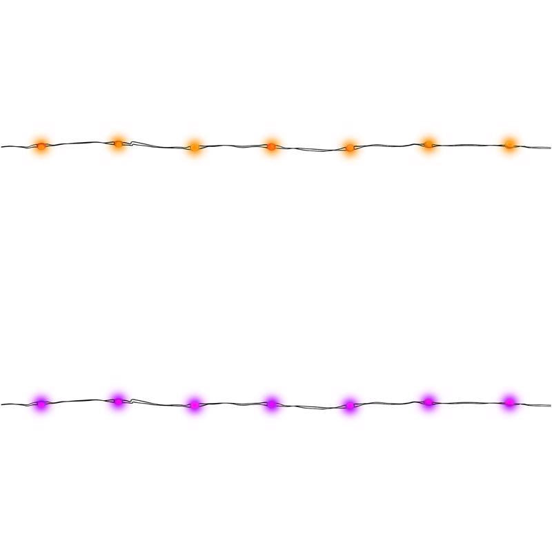 HALLWN ORANGE LIGHTS - Pack of 12