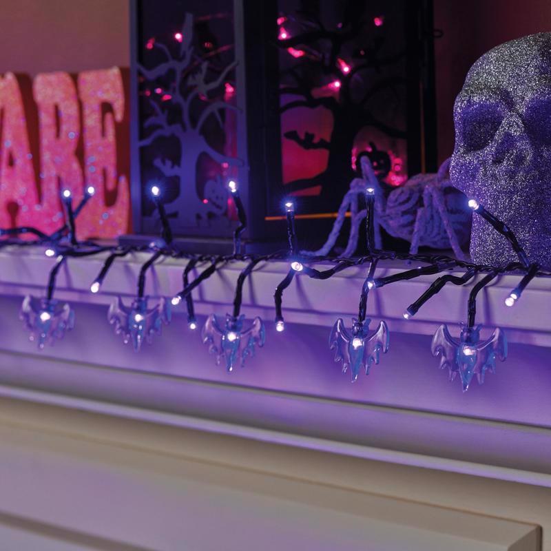 Purple LED Bat light strip, 9 feet long, by Emery Jensen, designed for vibrant LED lighting and decorative illumination.