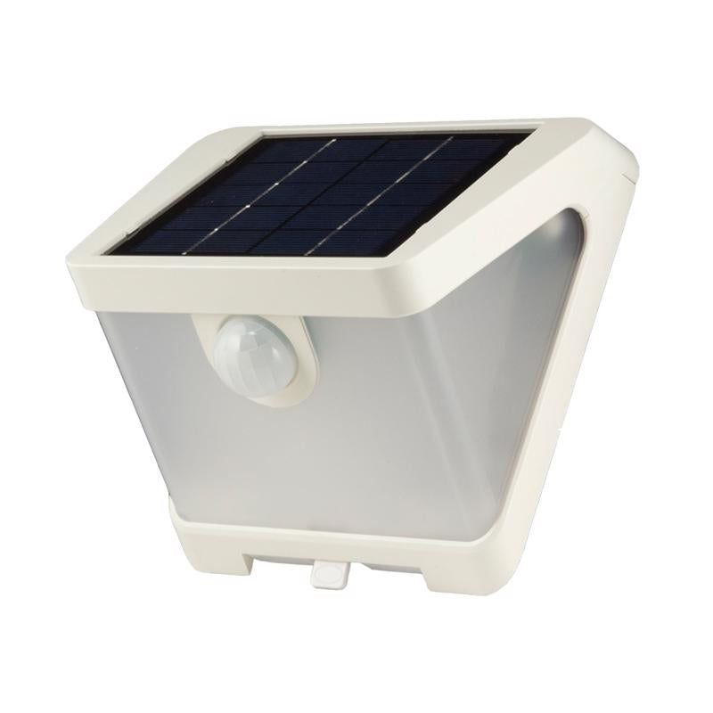 SCRTY WALL LGT SLR LED WH