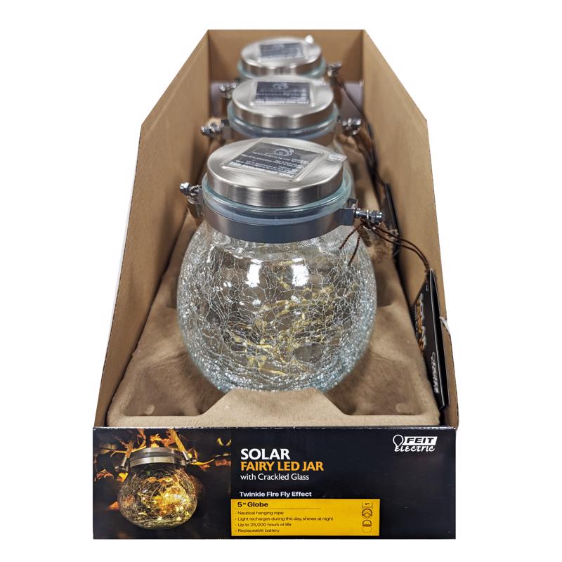 LANTERN SOLR CRK JAR 5" - Pack of 3