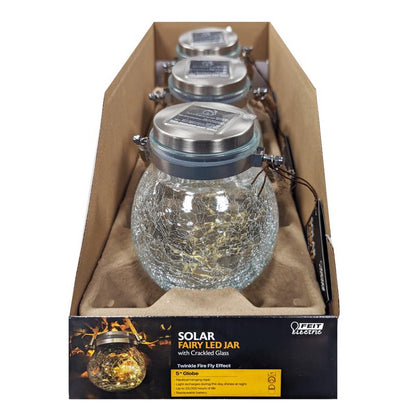LANTERN SOLR CRK JAR 5" - Pack of 3