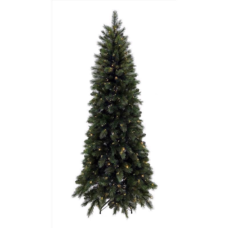 Emery Jensen CMAS ARCDA Tree LED 7-foot outdoor decorative LED tree with bright lights and realistic branch design.