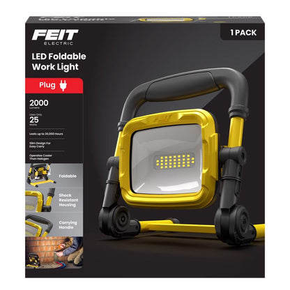 Emery Jensen LED CRD Work Light 2000L, portable industrial LED work light with bright illumination for work sites.