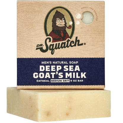 Emery Jensen goat's milk bar soap, 5oz, natural skin care product with creamy texture and gentle cleansing properties.