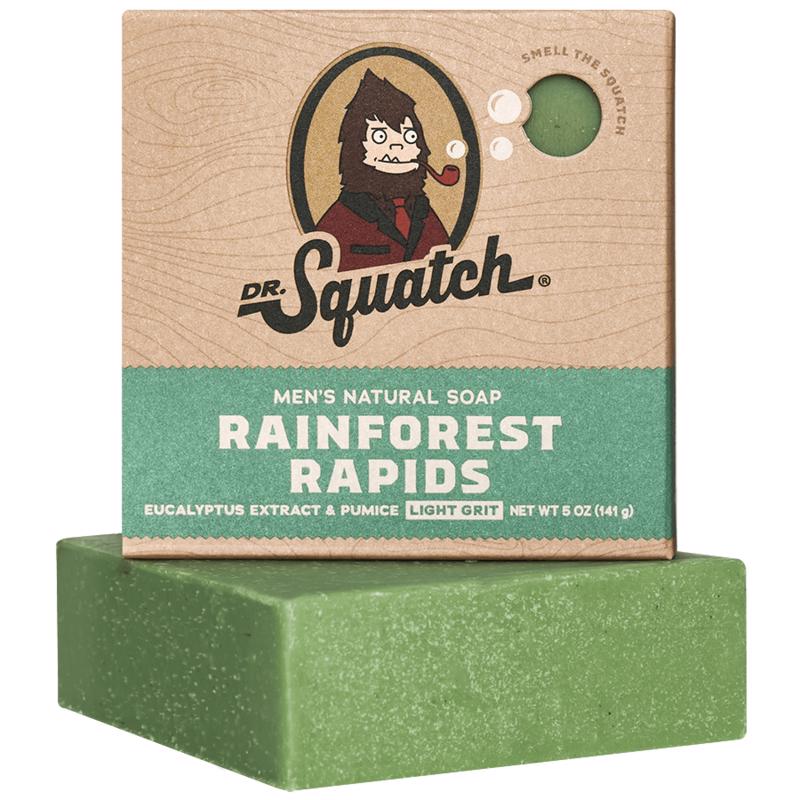 Emery Jensen rainforest-themed bar soap for skin care, featuring natural ingredients and a soothing scent.