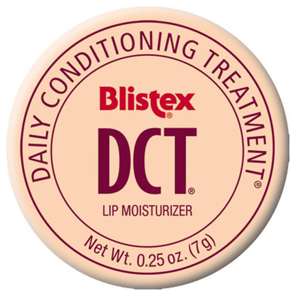 Emery Jensen Blistex DCT lip balm in 0.25oz jar, pack of 12, skincare and lip care product with protective balm formula.