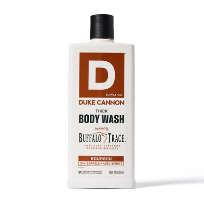 Emery Jensen Oak Body Wash 17.5oz bottle, skin care product with a minimalist label, designed for cleansing and refreshment.