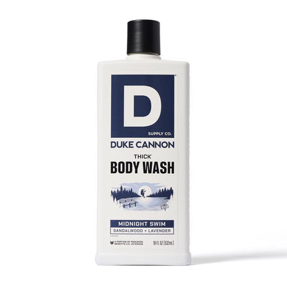 Emery Jensen body wash SandWD 17.5oz bottle, moisturizing skin care product with a clean, minimalist label.
