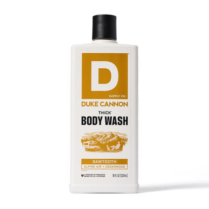 Emery Jensen body wash with spearmint scent in 17.5oz bottle, part of lip balm and skin care collection