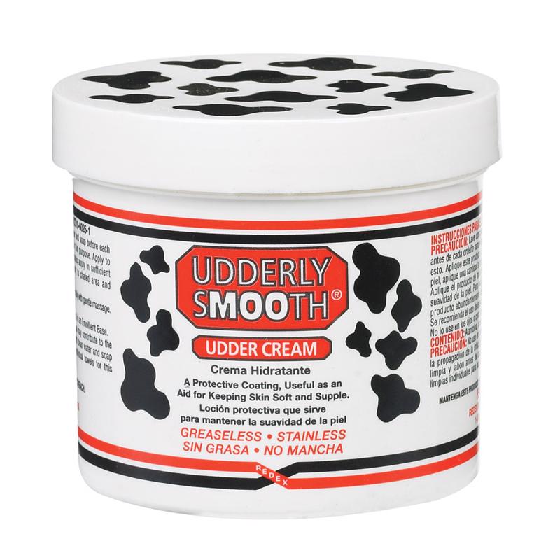 Emery Jensen Cream Udder 10oz lip balm and skin care product with a smooth, creamy texture in a white jar.