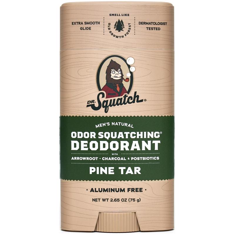 Emery Jensen DEDORNT Pine Tar Lip Balm and Skin Care tube, 2.65oz, with natural pine tar ingredients for soothing skin and lips.