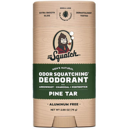 Emery Jensen DEDORNT Pine Tar Lip Balm and Skin Care tube, 2.65oz, with natural pine tar ingredients for soothing skin and lips.