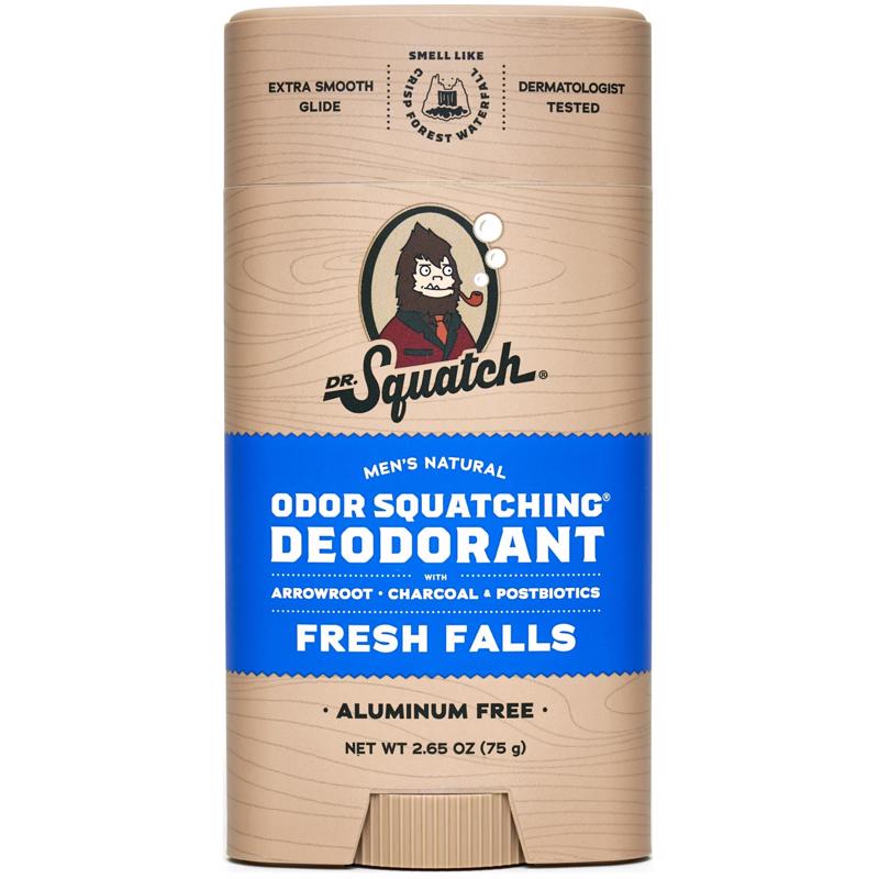 Emery Jensen Deod Fresh Falls lip balm and skin care product in 2.65oz container, featuring refreshing scent and moisturizing formula.