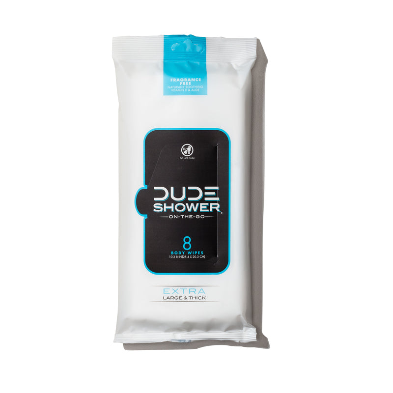 DUDE SHOWER WIPES 8CT - Pack of 12