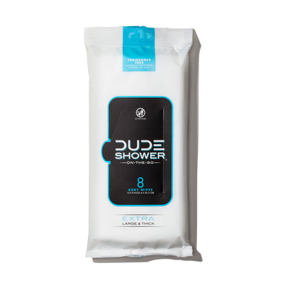 DUDE SHOWER WIPES 8CT - Pack of 12