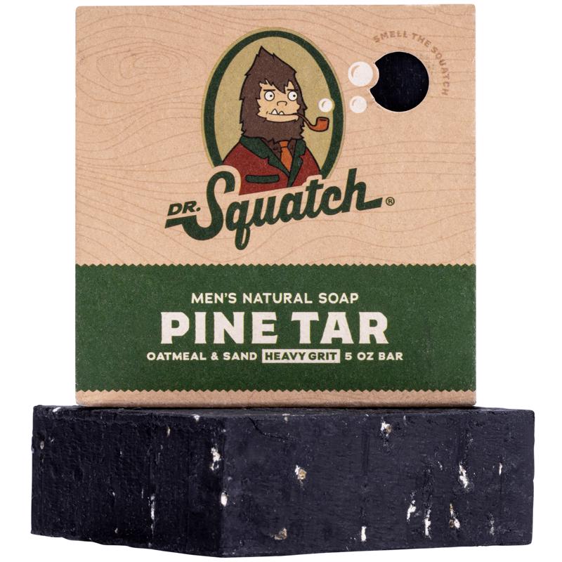 Emery Jensen Pine Tar Soap Bar, 5oz, natural skin care product with pine tar for soothing skin and cleansing.