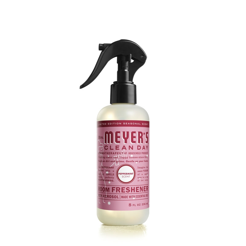 Emery Jensen peppermint liquid air fresheners in 8oz bottles, pack of 6, designed to freshen indoor spaces naturally.