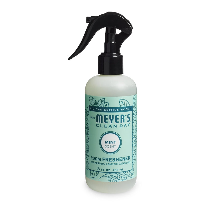 Emery Jensen MMCD liquid air fresheners in mint scent, 8 oz bottles, pack of 6, designed to freshen indoor spaces.