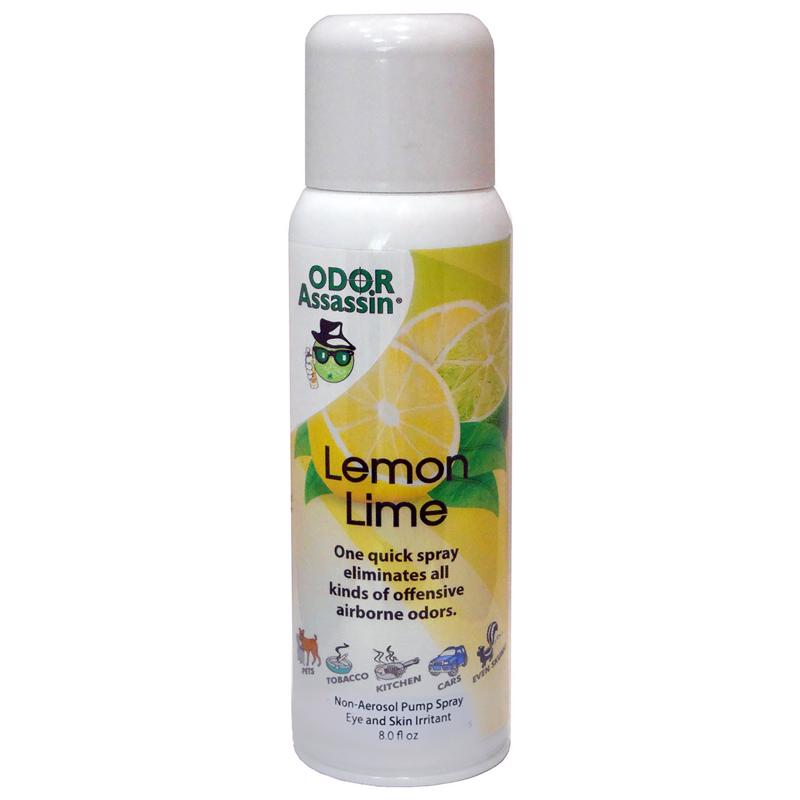 Pack of three Emery Jensen liquid air fresheners in 8oz bottles with lemon scent, designed to freshen indoor spaces.
