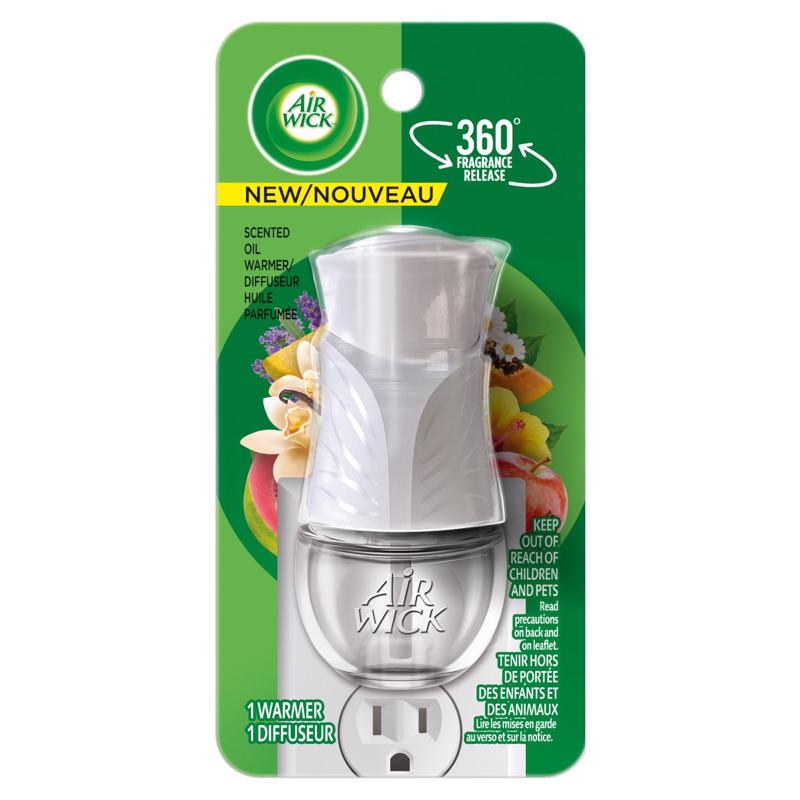Emery Jensen scented oil warm airwick liquid air freshener bottle with warm, inviting fragrance for home freshness.