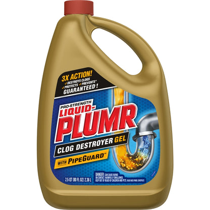 DRAIN LIQ PLUMR PRO 80OZ - Pack of 6
