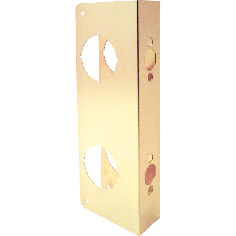 Emery Jensen door reinforcement hardware, heavy-duty lock reinforcement for enhanced security, shown on a door.