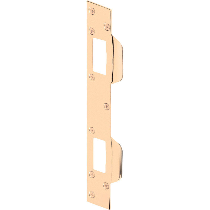 Emery Jensen door strike reinforcement hardware, 5-1/2 inch heavy-duty lock reinforcement for enhanced door security