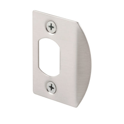 Emery Jensen lock reinforcement hardware kit with two door strike plates, durable metal construction for added security.