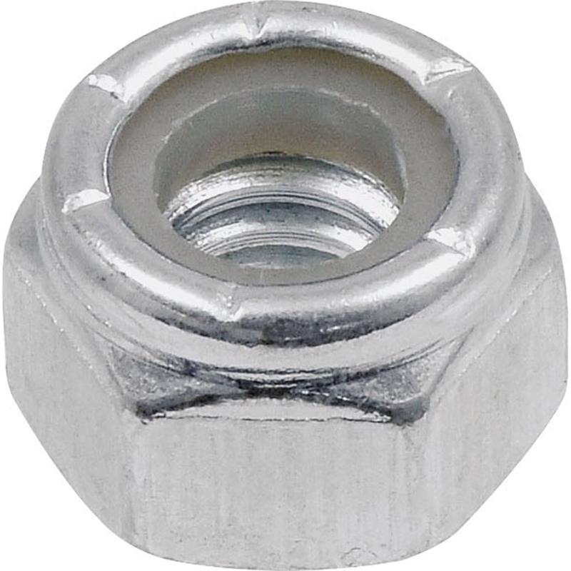 Emery Jensen STOP NTS USS locknut, 1/4-20 size, heavy-duty metal nut for secure fastening and industrial applications.