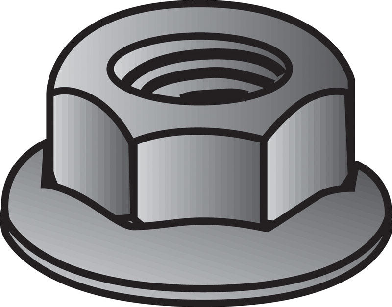 Emery Jensen Whiz Lock Nuts 5/16 inch, durable metal locknuts for secure fastening, shown in the image.