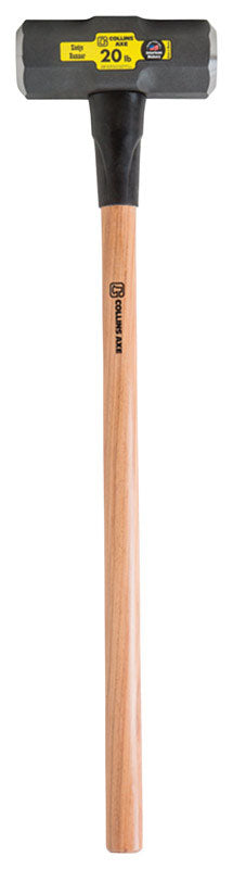 Long-handled Emery Jensen sledgehammer with 20lb heavy-duty face for demolition and construction work.