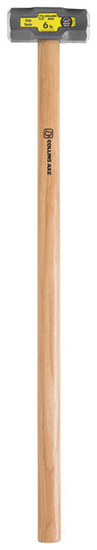 Emery Jensen long-handled sledgehammer with a 2-face 6# Collins head, heavy-duty tool for demolition and heavy-duty tasks.