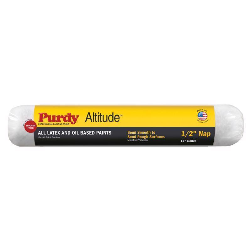 PNT RLR CVR WHT 1/2X14" - Pack of 6