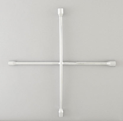 Emery Jensen 4-way 20-inch lug wrench for tire repair, featuring a durable metal handle and versatile socket options.