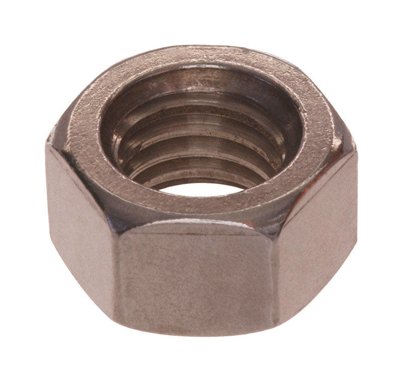 Emery Jensen Hex Machine Screw Mach10-32SS, 100-pack of stainless steel nuts for machinery and fastening applications.